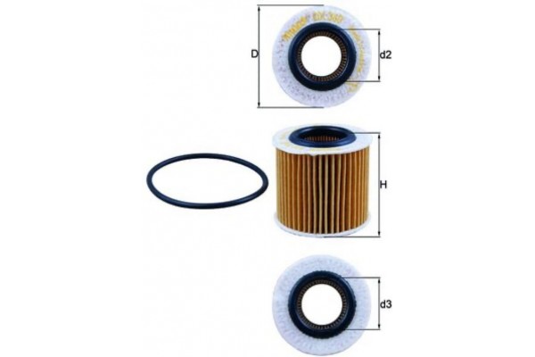 Mahle Φίλτρο Λαδιού - Ox 360D