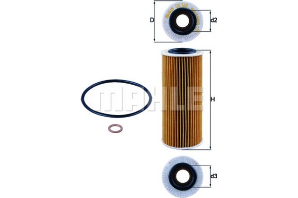 Mahle Φίλτρο Λαδιού - Ox 368D1