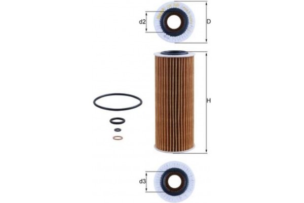 Mahle Φίλτρο Λαδιού - Ox 368D1