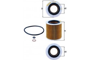 Mahle Φίλτρο Λαδιού - Ox 387D