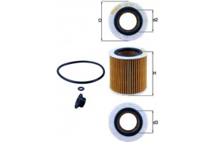 Mahle Φίλτρο Λαδιού - Ox 387D1