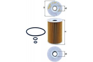 Mahle Φίλτρο Λαδιού - Ox 388D