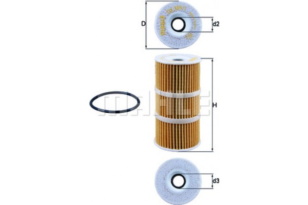Mahle Φίλτρο Λαδιού - Ox 389/1D
