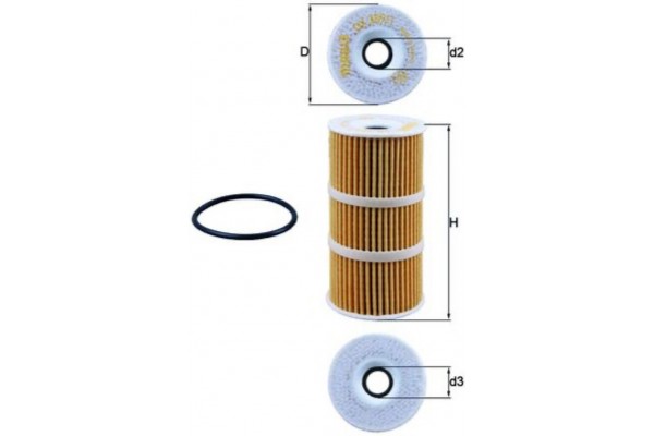 Mahle Φίλτρο Λαδιού - Ox 389/1D