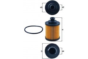 Mahle Φίλτρο Λαδιού - Ox 418D