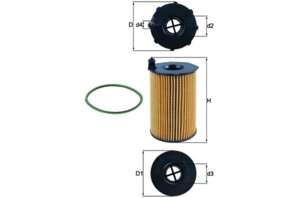 Mahle Φίλτρο Λαδιού - Ox 420D