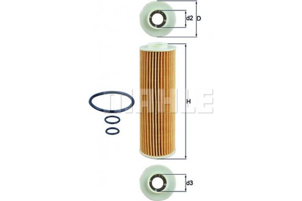 Mahle Φίλτρο Λαδιού - Ox 183/5D