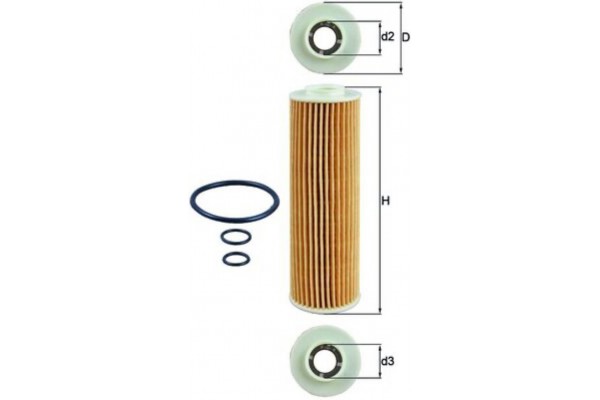 Mahle Φίλτρο Λαδιού - Ox 183/5D