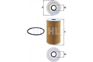 Mahle Φίλτρο Λαδιού - Ox 128/1D