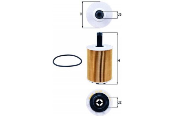 Mahle Φίλτρο Λαδιού - Ox 188D