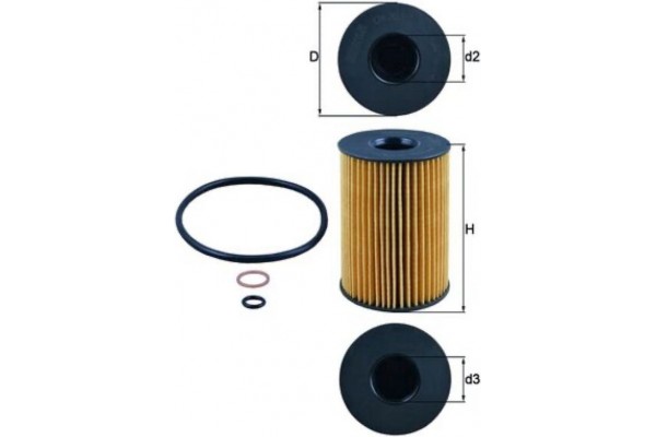 Mahle Φίλτρο Λαδιού - Ox 353/7D
