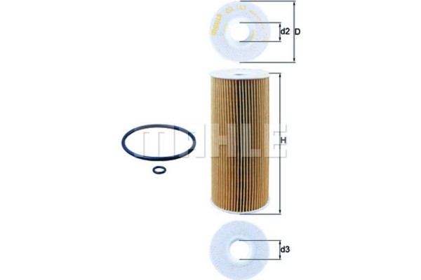 Mahle Φίλτρο Λαδιού - Ox 143D