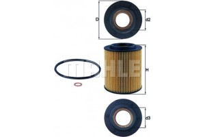 Mahle Φίλτρο Λαδιού - Ox 154/1D