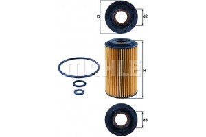 Mahle Φίλτρο Λαδιού - Ox 153/7D2