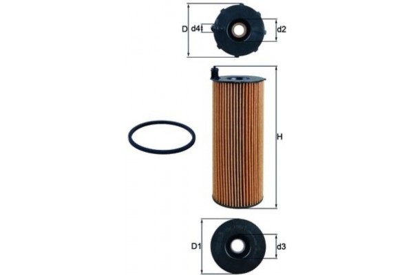 Mahle Φίλτρο Λαδιού - Ox 196/1D