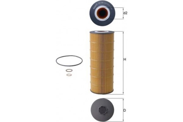 Mahle Φίλτρο Λαδιού - Ox 168D