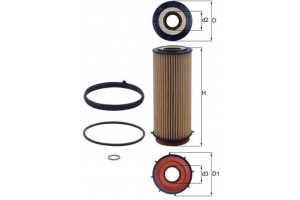 Mahle Φίλτρο Λαδιού - Ox 560D