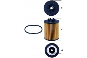 Mahle Φίλτρο Λαδιού - Ox 173/2D