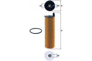 Mahle Φίλτρο Λαδιού - Ox 823/6D