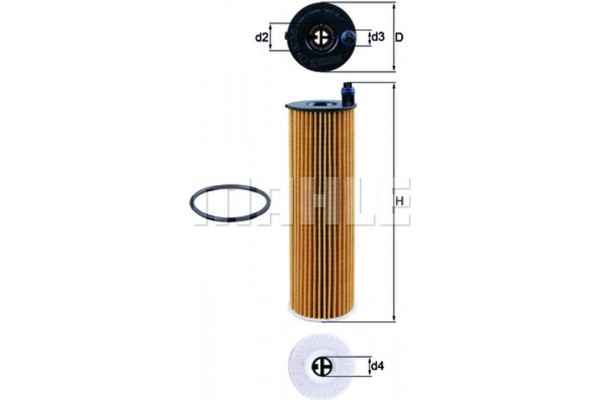 Mahle Φίλτρο Λαδιού - Ox 823/6D