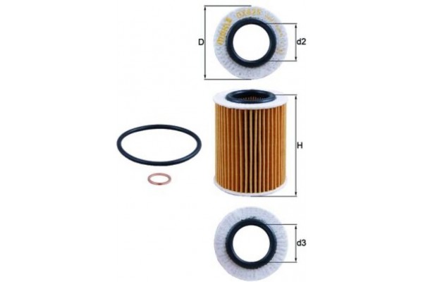 Mahle Φίλτρο Λαδιού - Ox 825D