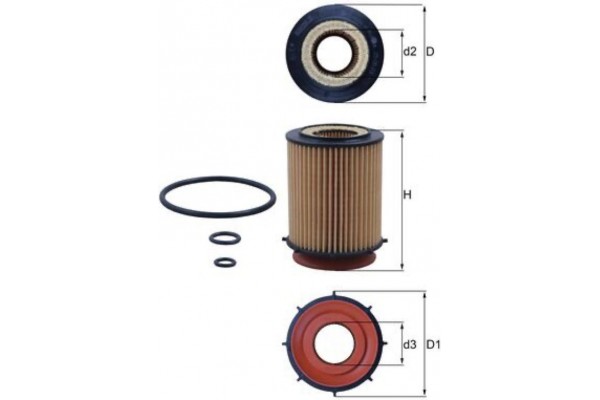 Mahle Φίλτρο Λαδιού - Ox 982D