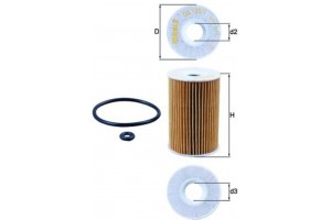 Mahle Φίλτρο Λαδιού - Ox 135/1D