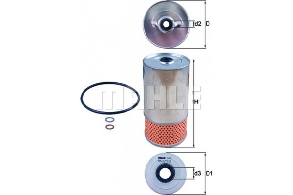 Mahle Φίλτρο Λαδιού - Ox 78D