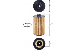 Mahle Φίλτρο Λαδιού - Ox 161D