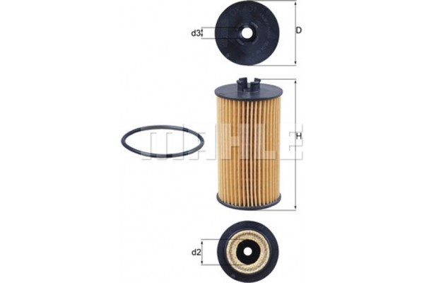 Mahle Φίλτρο Λαδιού - Ox 401D