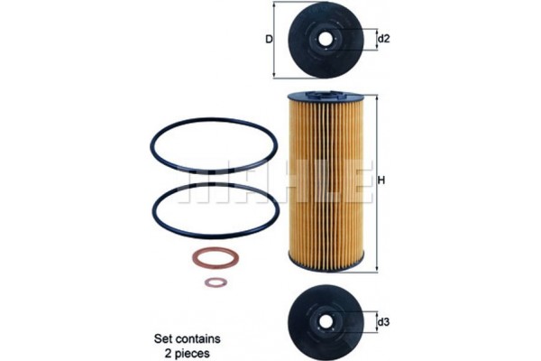 Mahle Φίλτρο Λαδιού - Ox 137D1/S