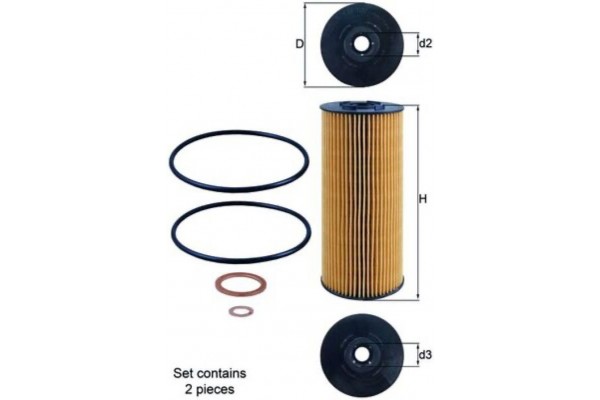 Mahle Φίλτρο Λαδιού - Ox 137D1/S