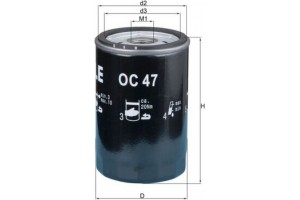 Mahle Φίλτρο Λαδιού - Oc 47 Of