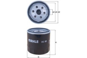 Mahle Φίλτρο Λαδιού - Oc 90