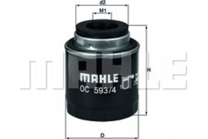 Mahle Φίλτρο Λαδιού - Oc 593/4