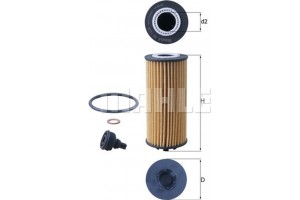 Mahle Φίλτρο Λαδιού - Ox 1238D