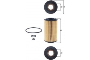 Mahle Φίλτρο Λαδιού - Ox 153D3