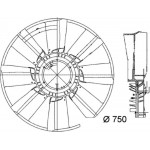 Mahle Φτερωτή, Ψύξη Κινητήρα - Cfw 34 000P