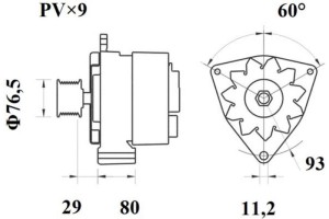 Mahle Γεννήτρια - Mg 803