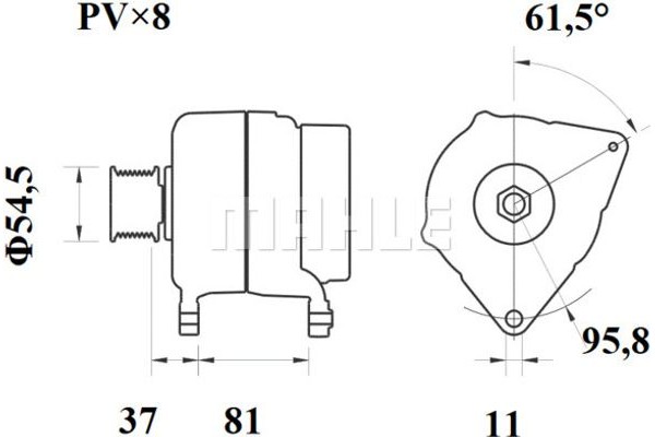 Mahle Γεννήτρια - Mg 813