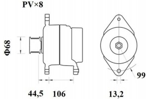 Mahle Γεννήτρια - Mg 814