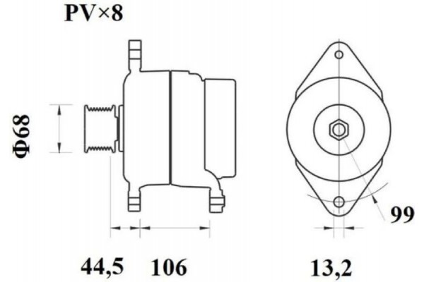 Mahle Γεννήτρια - Mg 814