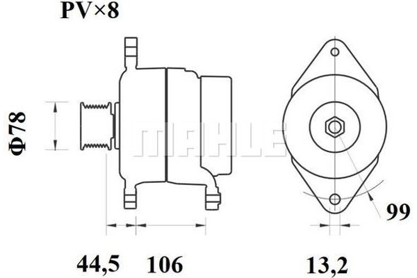 Mahle Γεννήτρια - Mg 816