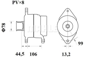 Mahle Γεννήτρια - Mg 817