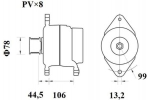 Mahle Γεννήτρια - Mg 817
