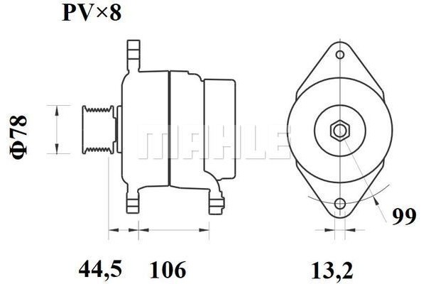 Mahle Γεννήτρια - Mg 817