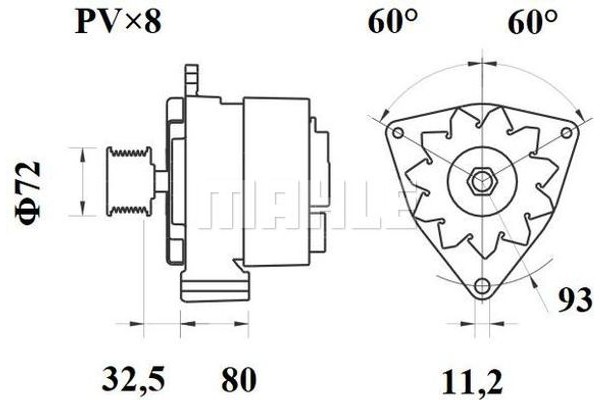 Mahle Γεννήτρια - Mg 586