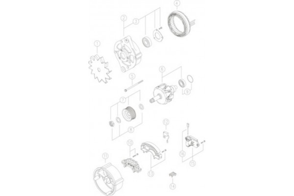 Mahle Γεννήτρια - Mg 608