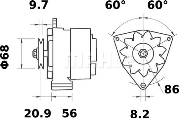 Mahle Γεννήτρια - Mg 604