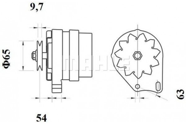 Mahle Γεννήτρια - Mg 608